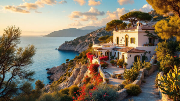 La Colombaia a Ischia, villa storica sul mare immersa nel verde e affacciata sulla costa di Forio
